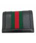 GUCCI (グッチ) オフィディアGG マーモント シェリーライン ミニウォレット ブラック：30000円