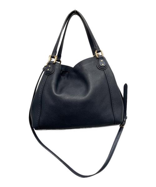 COACH（コーチ）COACH (コーチ) 2WAYバッグ ネイビーの古着・服飾アイテム