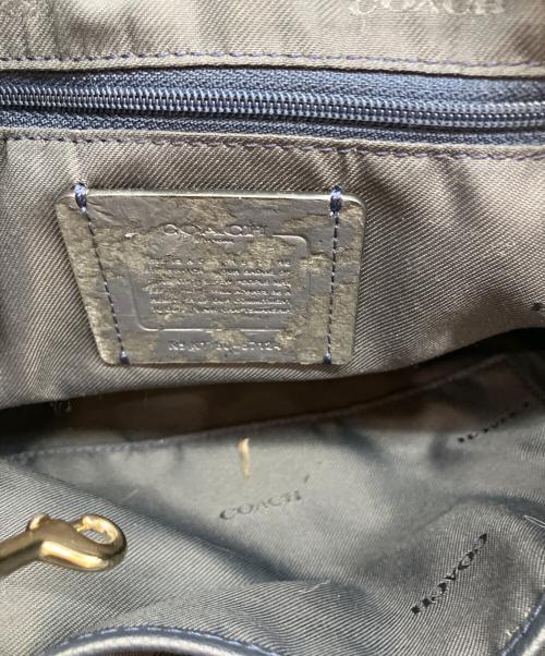 COACH（コーチ）COACH (コーチ) 2WAYバッグ ネイビーの古着・服飾アイテム