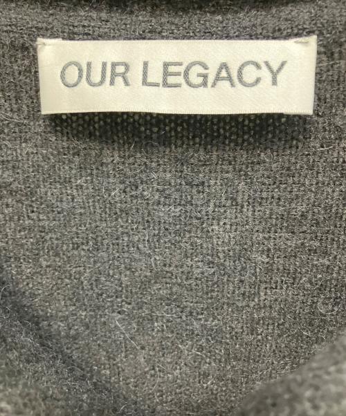 OUR LEGACY（アワーレガシー）OUR LEGACY (アワーレガシー) 厚手カーディガン ブラック サイズ:48の古着・服飾アイテム