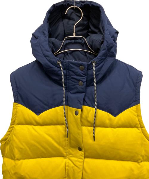 Patagonia（パタゴニア）Patagonia (パタゴニア) ダウンベスト イエロー サイズ:Lの古着・服飾アイテム