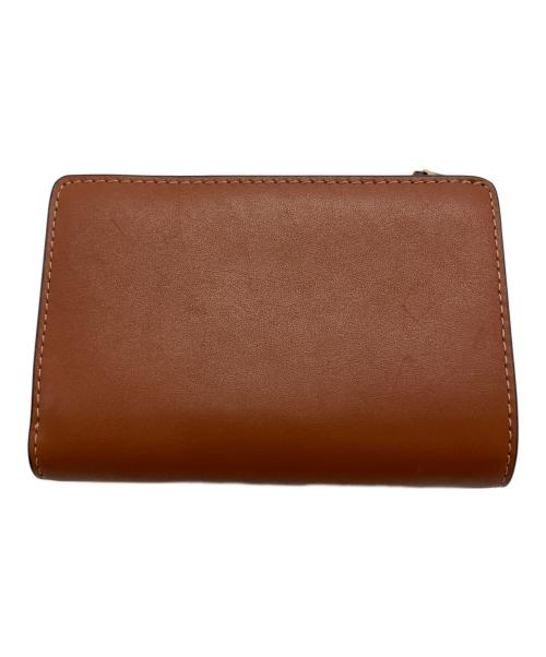 COACH（コーチ）COACH (コーチ) ミディアム コーナー ジップ ウォレット ブラウンの古着・服飾アイテム