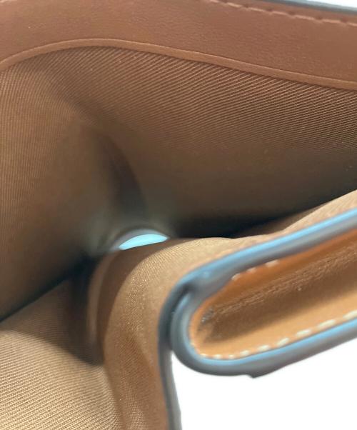 COACH（コーチ）COACH (コーチ) ミディアム コーナー ジップ ウォレット ブラウンの古着・服飾アイテム