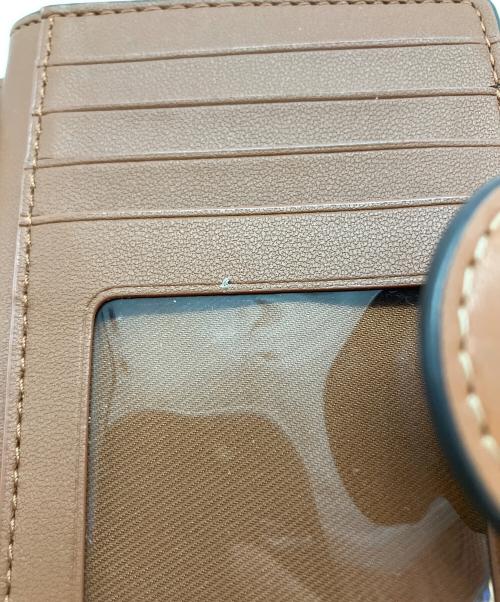 COACH（コーチ）COACH (コーチ) ミディアム コーナー ジップ ウォレット ブラウンの古着・服飾アイテム
