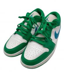 NIKE（ナイキ）の古着「AIR JORDAN1 LOW（エアジョーダン1）"Lucky Green" ハイカットスニーカー」｜グリーン×ホワイト