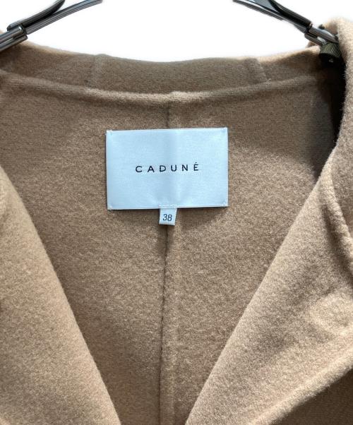 CADUNE（カデュネ）CADUNE (カデュネ) ウールコート ブラウン サイズ:38の古着・服飾アイテム