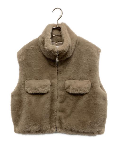 PRIORITY（プライオリティ）PRIORITY (プライオリティ) ファーベスト ベージュ サイズ:38の古着・服飾アイテム