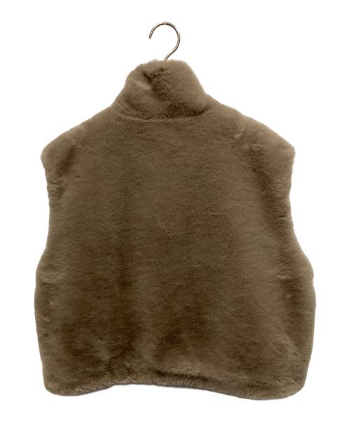 PRIORITY（プライオリティ）PRIORITY (プライオリティ) ファーベスト ベージュ サイズ:38の古着・服飾アイテム