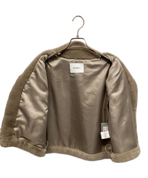 PRIORITY（プライオリティ）PRIORITY (プライオリティ) ファーベスト ベージュ サイズ:38の古着・服飾アイテム