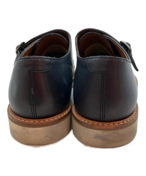 Paul Stuart（ポールスチュアート）Paul Stuart (ポールスチュアート) ダブルモンク ドレスシューズ ネイビー サイズ:26.5cmの古着・服飾アイテム