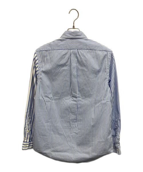 POLO RALPH LAUREN（ポロ・ラルフローレン）POLO RALPH LAUREN (ポロ・ラルフローレン) ストライプ 長袖シャツ ホワイト×スカイブルー サイズ:Sの古着・服飾アイテム