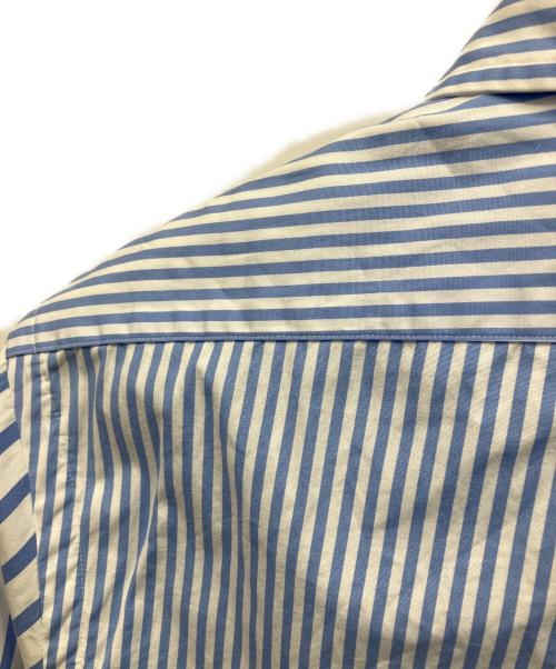 POLO RALPH LAUREN（ポロ・ラルフローレン）POLO RALPH LAUREN (ポロ・ラルフローレン) ストライプ 長袖シャツ ホワイト×スカイブルー サイズ:Sの古着・服飾アイテム