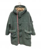 go slow caravanゴースローキャラバン）の古着「ボアコート」｜グリーン