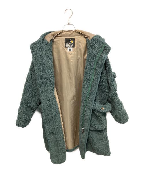 go slow caravan（ゴースローキャラバン）go slow caravan (ゴースローキャラバン) ボアコート グリーン サイズ:3の古着・服飾アイテム