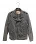 Schott（ショット）の古着「ダブルライダースジャケット」｜グレー