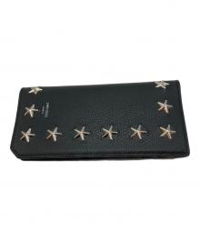 JIMMY CHOO（ジミーチュウ）の古着「スタッズ 長財布」｜ブラック