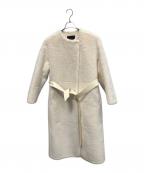 ZARAザラ）の古着「フェイクファーコート」｜アイボリー