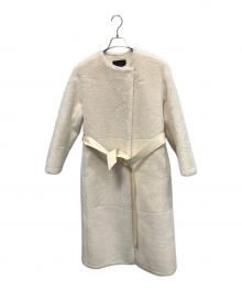 ZARA（ザラ）の古着「フェイクファーコート」｜アイボリー