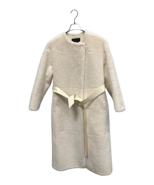 ZARA（ザラ）ZARA (ザラ) フェイクファーコート アイボリー サイズ:Mの古着・服飾アイテム