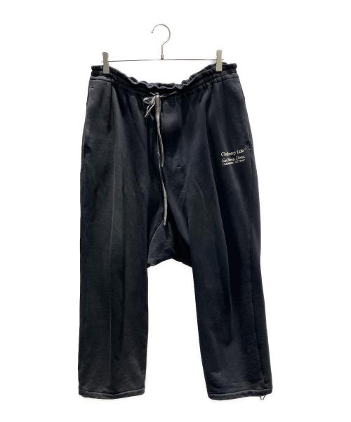 SHINYA KOZUKA（シンヤコズカ）SHINYA KOZUKA (シンヤコズカ) スウェットパンツ ブラック サイズ:Mの古着・服飾アイテム
