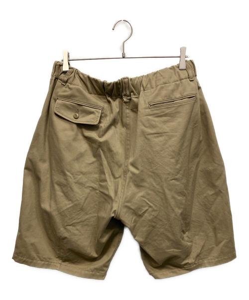 is-ness（イズネス）is-ness (イズネス) BALLOON EZ SHORTS ハーフパンツ カーキ サイズ:FREEの古着・服飾アイテム