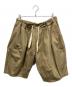 is-ness（イズネス）の古着「BALLOON EZ SHORTS ハーフパンツ」｜カーキ