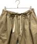 中古・古着 is-ness (イズネス) BALLOON EZ SHORTS ハーフパンツ カーキ サイズ:FREE：11000円