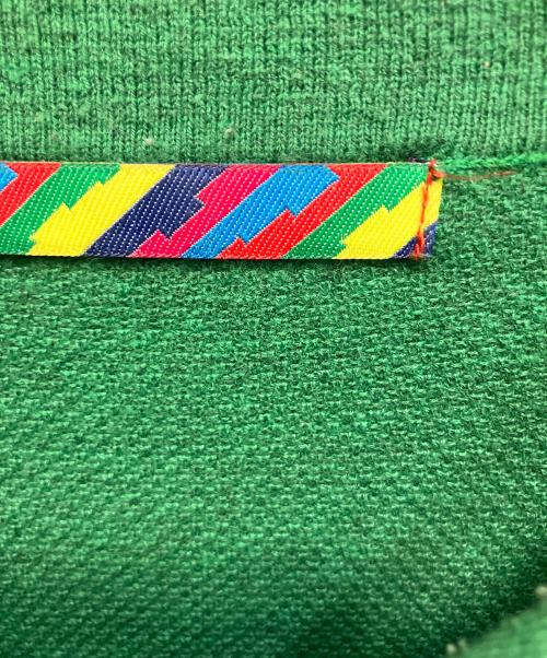 is-ness（イズネス）is-ness (イズネス) KNITTED BIG POLO ポロシャツ グリーン サイズ:Lの古着・服飾アイテム