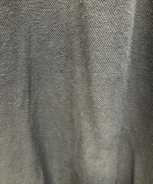 is-ness（イズネス）is-ness (イズネス) KNITTED BIG POLO ポロシャツ ブラック サイズ:Lの古着・服飾アイテム
