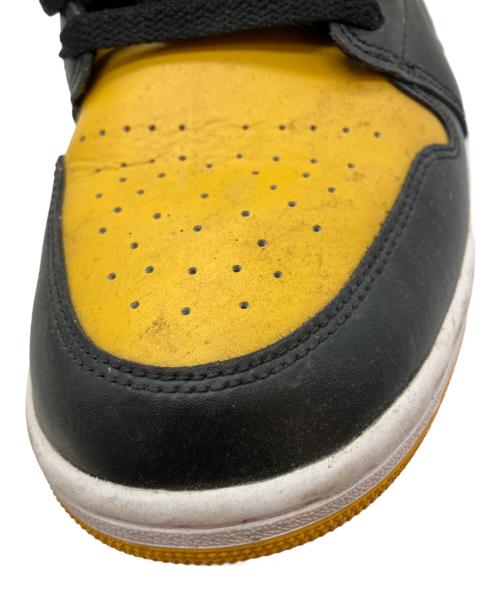 NIKE（ナイキ）NIKE (ナイキ) AIR JORDAN 1 LOW (エア ジョーダン 1) ローカットスニーカー ブラック×イエロー サイズ:29cmの古着・服飾アイテム