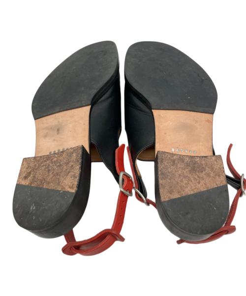 HENDER SCHEME（エンダースキーマ）HENDER SCHEME (エンダースキーマ) Chameleon Strap カメレオンストラップ サンダル ブラック サイズ:不明の古着・服飾アイテム