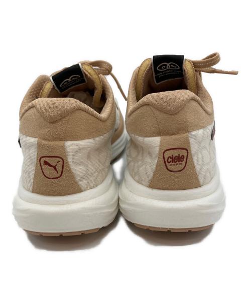 PUMA（プーマ）PUMA (プーマ) Deviate Nitro 2 x Ciele 'Dusty Tan' ランニングスニーカー ホワイト×ベージュ サイズ:27.5cmの古着・服飾アイテム