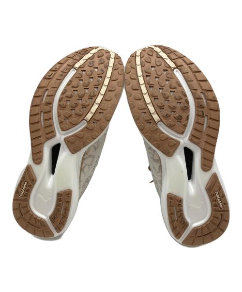 PUMA（プーマ）PUMA (プーマ) Deviate Nitro 2 x Ciele 'Dusty Tan' ランニングスニーカー ホワイト×ベージュ サイズ:27.5cmの古着・服飾アイテム