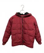 TAIONタイオン）の古着「キルティングダウンジャケット」｜レッド