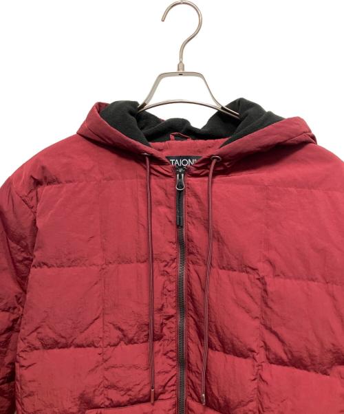 TAION（タイオン）TAION (タイオン) キルティングダウンジャケット レッド サイズ:Mの古着・服飾アイテム