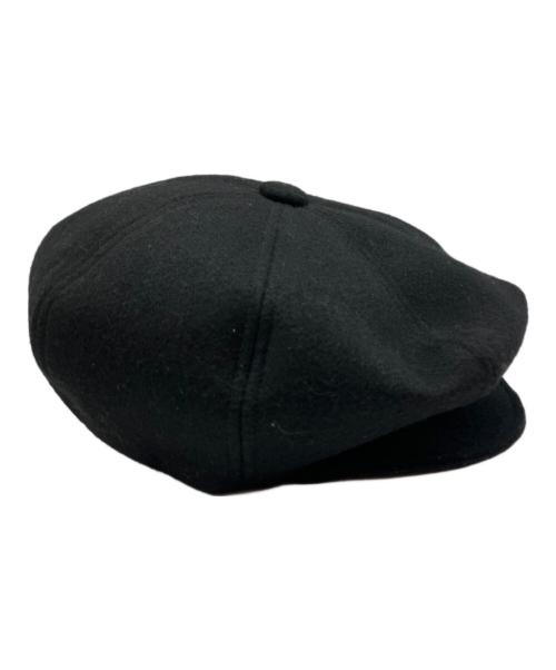 kijima takayuki（キジマタカユキ）kijima takayuki (キジマタカユキ) キャスケット ブラック サイズ:2の古着・服飾アイテム