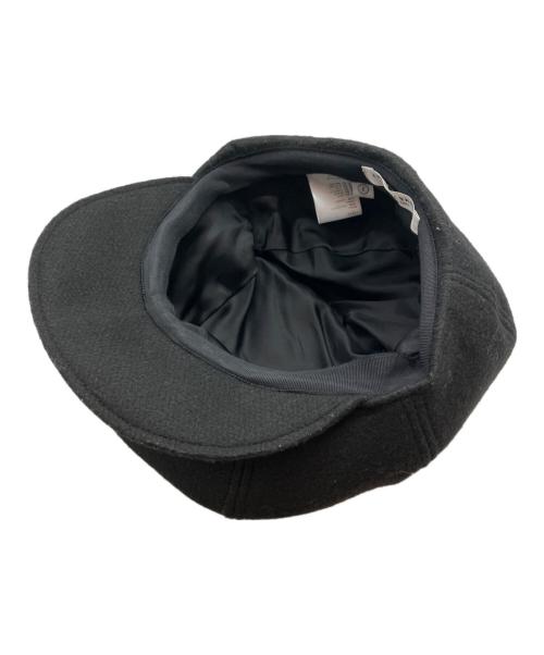 kijima takayuki（キジマタカユキ）kijima takayuki (キジマタカユキ) キャスケット ブラック サイズ:2の古着・服飾アイテム