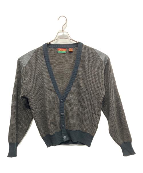 OAKTON（オークトン）OAKTON (オークトン) 厚手カーディガン ブラウン サイズ:Mの古着・服飾アイテム