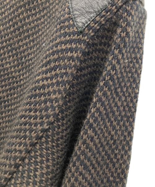 OAKTON（オークトン）OAKTON (オークトン) 厚手カーディガン ブラウン サイズ:Mの古着・服飾アイテム