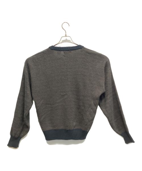 OAKTON（オークトン）OAKTON (オークトン) 厚手カーディガン ブラウン サイズ:Mの古着・服飾アイテム