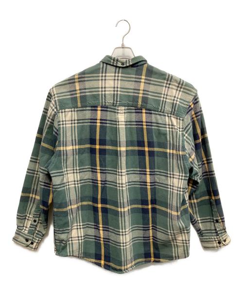 Eddie Bauer（エディーバウアー）Eddie Bauer (エディーバウアー) 長袖シャツ グリーン サイズ:XLの古着・服飾アイテム