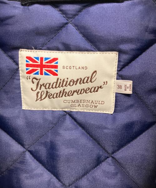 Traditional Weatherwear（トラディショナルウェザーウェア）Traditional Weatherwear (トラディショナルウェザーウェア) キルティングジャケット ブラック サイズ:38の古着・服飾アイテム