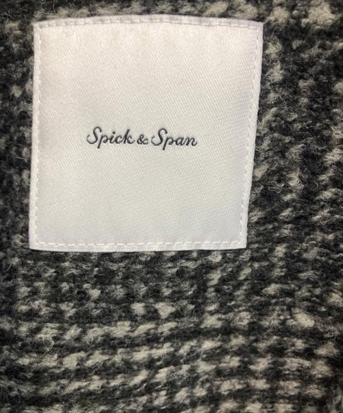 Spick and Span（スピック＆スパン）Spick and Span (スピック＆スパン) チェック ダブルコート ブラック サイズ:36の古着・服飾アイテム
