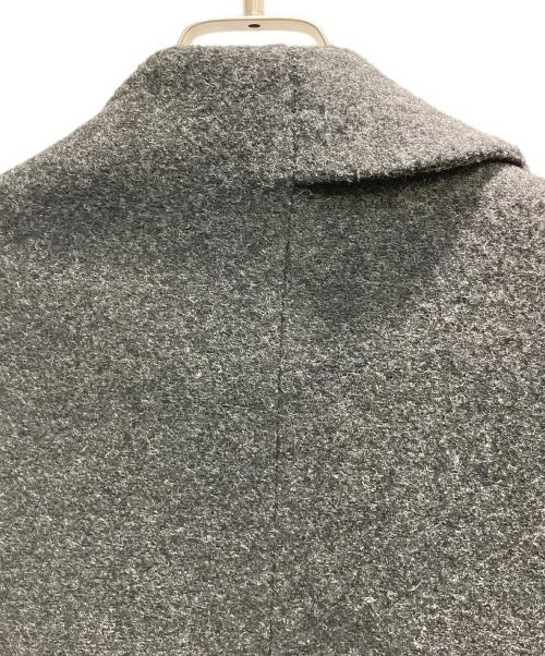 ENFOLD（エンフォルド）ENFOLD (エンフォルド) ウールポンディングアシンメトリーカラーコート グレー サイズ:36の古着・服飾アイテム