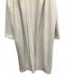 中古・古着 SCENTOF (セントオブ) ガウンロングコート アイボリー サイズ:Free：7000円