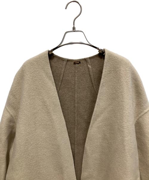 MUSE de Deuxieme Classe（ミューズ ドゥーズィエム クラス）MUSE de Deuxieme Classe (ミューズ ドゥーズィエム クラス) ベルテッドロングリバーコート ベージュ サイズ:FREEの古着・服飾アイテム