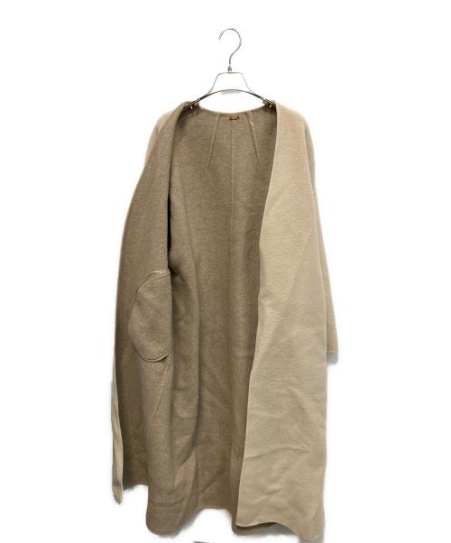 MUSE de Deuxieme Classe（ミューズ ドゥーズィエム クラス）MUSE de Deuxieme Classe (ミューズ ドゥーズィエム クラス) ベルテッドロングリバーコート ベージュ サイズ:FREEの古着・服飾アイテム