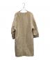 MUSE de Deuxieme Classe (ミューズ ドゥーズィエム クラス) ベルテッドロングリバーコート ベージュ サイズ:FREE：30000円