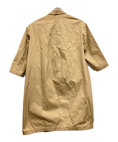 DEUXIEME CLASSE（ドゥーズィエム クラス）DEUXIEME CLASSE (ドゥーズィエム クラス) ギャバオーバーコート ベージュ サイズ:Freeの古着・服飾アイテム