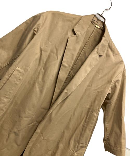 DEUXIEME CLASSE（ドゥーズィエム クラス）DEUXIEME CLASSE (ドゥーズィエム クラス) ギャバオーバーコート ベージュ サイズ:Freeの古着・服飾アイテム